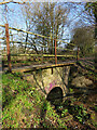 Bridge beneath the disused railway line near Pontyates