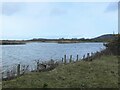 SH8076 : Shore of the eastern lagoon, RSPB Conwy by Christine Johnstone