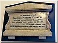 TQ8691 : WWI memorial tablet, St Mary's Church, Hawkwell by Paul Jones