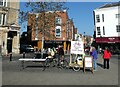 Abingdon Market Place: late March 2022