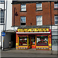 Siop gigydd lliwgar / A colourful butcher