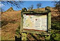 Information board at Hope Bowdler Hill