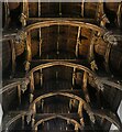 TQ1568 : Hampton Court - Great Hall - Hammer-beam roof by Rob Farrow