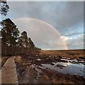 Rainbow over Kirkconnell Flow March 2022