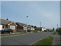 Looking east-northeast in Greenfields Avenue