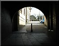 Looking through the archway