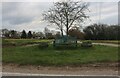 Bench on Debden Green