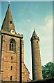 Towers at Brechin Cathedral in 1992