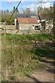 View across Slade Brook to Bearse Farm