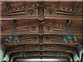 NY9365 : The Church of St John of Beverley, St John Lee - roof (interior) by Mike Quinn