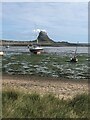 NU1241 : Boats at Lindisfarne harbour by Eirian Evans