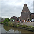 Derelict pottery and bottle kiln near Longport Stoke-on-Trent