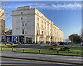 Hove: evening sunlight, Palmeira Square