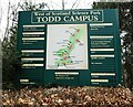 Todd Campus map and directory