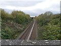 Railway from a Footbridge