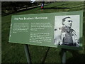 Information board about Pete Brothers