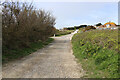 Cairn by the South Downs Way, Birling Gap, East Sussex