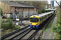 Southbound Overground train on the former East London Line