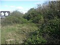 Course of former Porthcawl branch line at South Cornelly