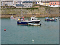 SX0144 : Fishing Boats in Mevagissey Outer Harbour by David Dixon