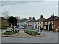 Roundabout and houses, Victoria Road, Aldeburgh