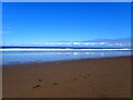 NZ8812 : Ebbing tide, Upgang Beach by Eirian Evans