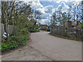 Entrance to commercial premises, Church Lane, Burstow