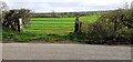 Field gateway on south side of rural road west of Highmoorhead