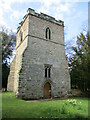 Tower of onetime church of St. Michael, Bramcote