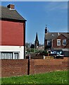 View between houses at Bentley