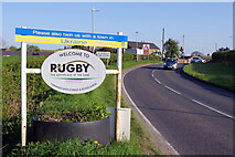 SP4877 : Welcome to Rugby by Stephen McKay
