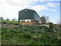 SO7188 : Isolated barn near Chelmarsh by Jonathan Thacker