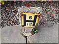 Enamel fire hydrant sign on Lyttelton Road, Hampstead Garden Suburb