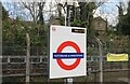 Sign at Totteridge and Whetstone Station