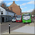 NZ2751 : Chester-le-Street: buses and the Market Tavern by John Sutton