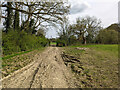 Farm track southwards from Ifield Court Farm