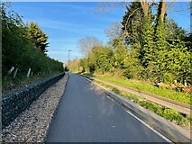 TL4454 : Trumpington end of the Guided Busway by Mr Ignavy