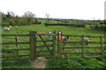 Gate on the path into the village