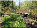 Pompren dros nant / A footbridge over  a stream