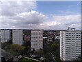 SP0686 : The Civic Centre Estate, Ladywood, viewed from the rooftop garden of the Library of Birmingham by A J Paxton
