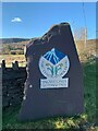 Snowdonia National Park boundary marker, Nantlle