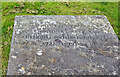 SD5376 : 18th century graveslab at St James by Mary and Angus Hogg