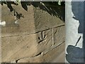 Upside-down benchmark, Westgate, Wakefield