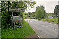 Entering South Molton from the north on Station Road