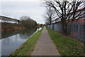 Birmingham Canal towards Rough Hill Rail Bridge