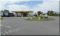 Filling station on approach to Dumfries