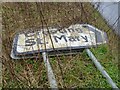 Abandoned signage, A140 / All Saints Road