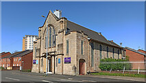 NS6163 : Former Bridgeton Free Church by Thomas Nugent