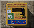 Defibrillator box