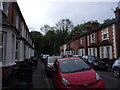 Parked cars in Sycamore Road